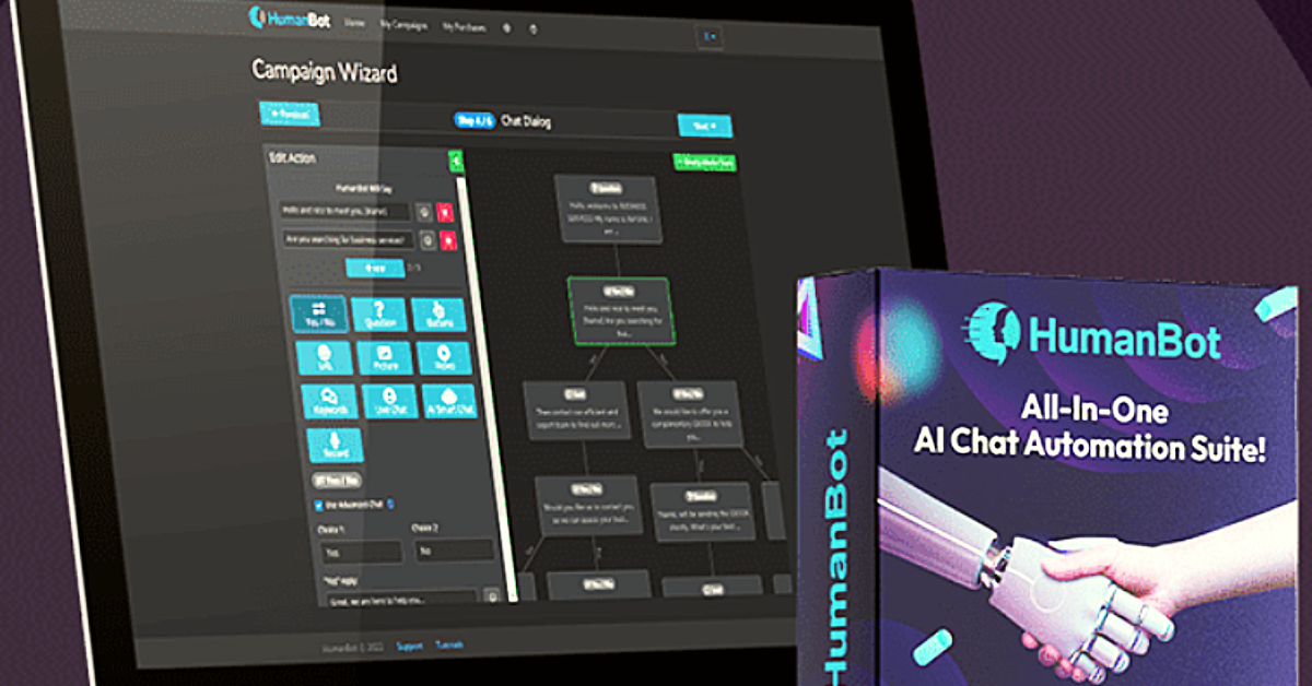 HumanBot AI Review, chatbot builder AI, customer support automation, sales chatbot software, AI chatbot for websites, smart bot marketing
